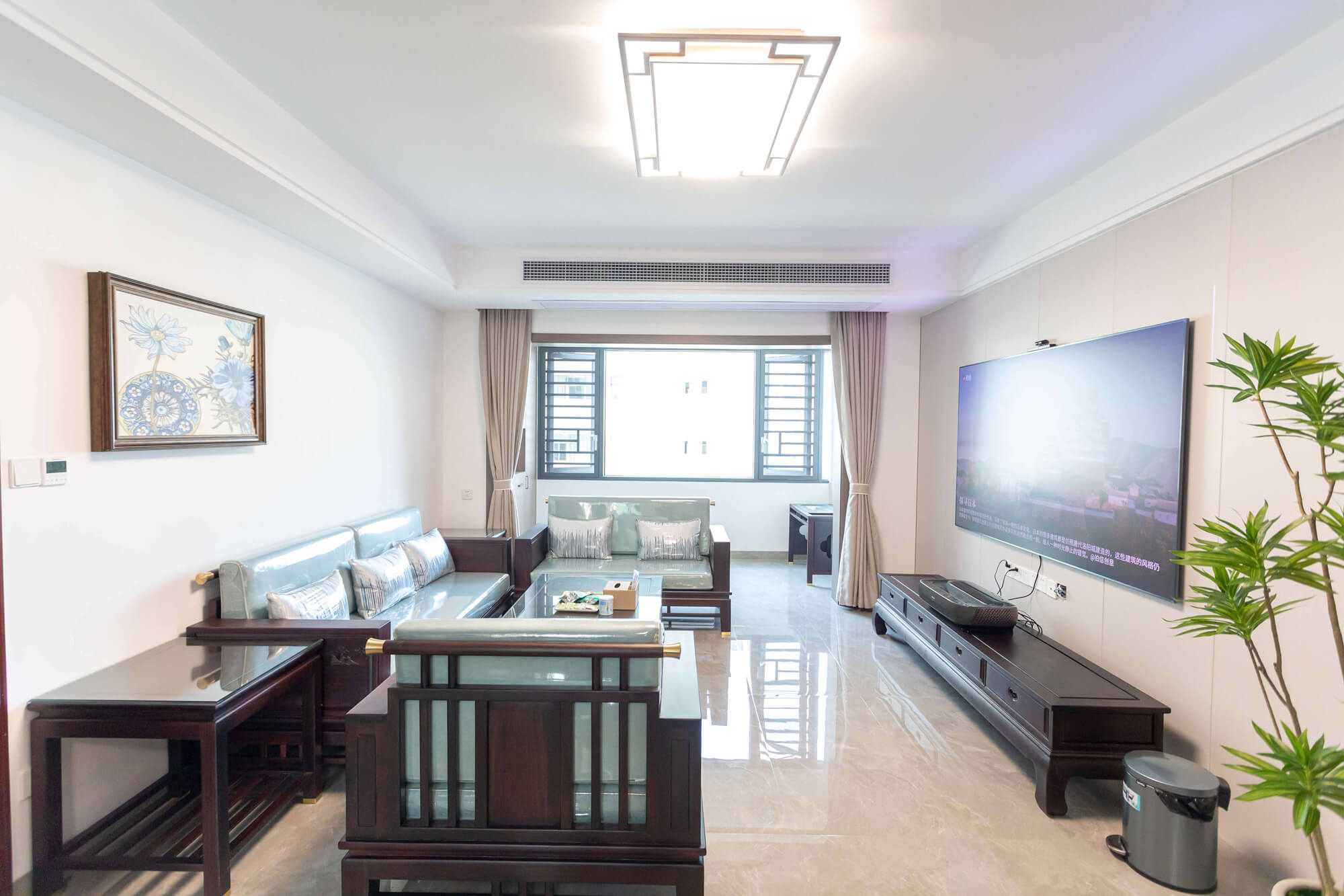 南寧新房裝修-新中式風(fēng)格-客廳 南寧新房裝修-新中式風(fēng)格-客廳